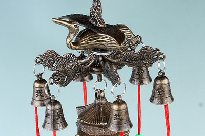 【風(fēng)水風(fēng)鈴 銅鈴鐺平安鐘 招財(cái)保平安 龍鳳鈴仙鶴鐘】價(jià)格,廠家,圖片,金屬工藝品,潘王良(個(gè)體經(jīng)營)-